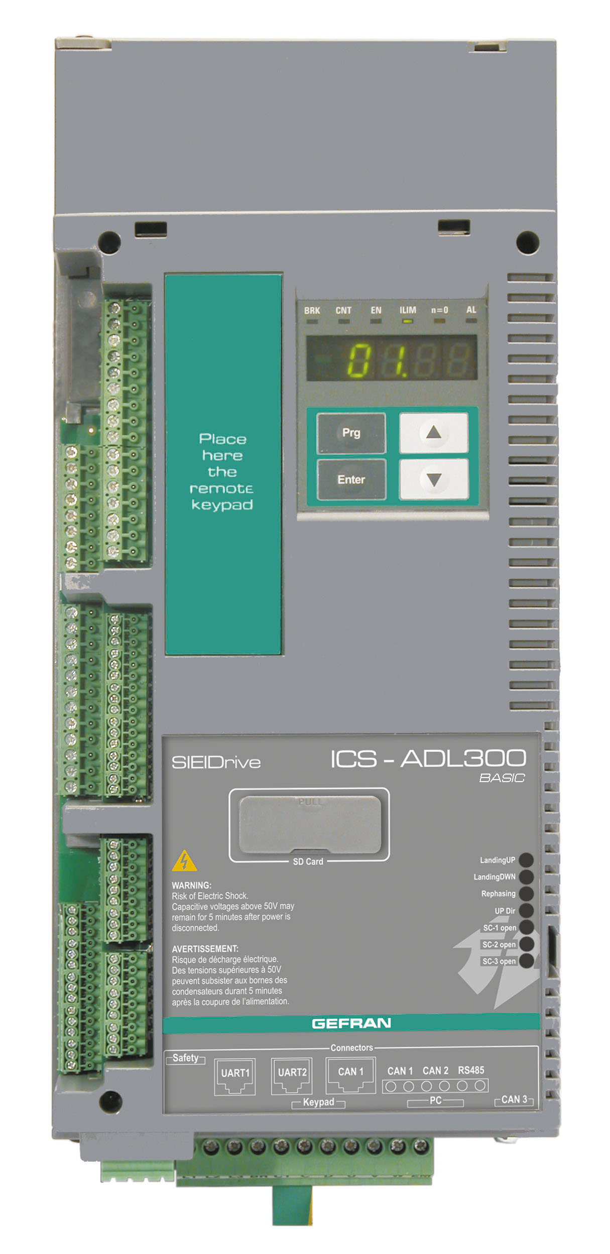 Плата управления системой интегрированая в инвертор GEFRAN ICS-ADL300 Дополнительное оборудование